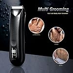 Body Trimmer for Men, Electric Groin Hair Trimmer, Waterproof Wet/Dry Clippers, Rechargeable Ball Shavers with…