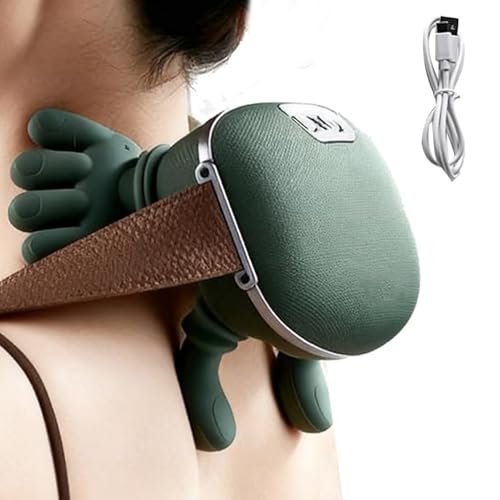 Appareil De Massage Pour Le Cou Avec Mains, Appareil De Massage Pour Les Épaules Avec Chaleur, Coussins De Simulant Mains Pour Le Cou Et Les Trapèzes Cervicaux, Pour Le Bas-ventre, Pétriss