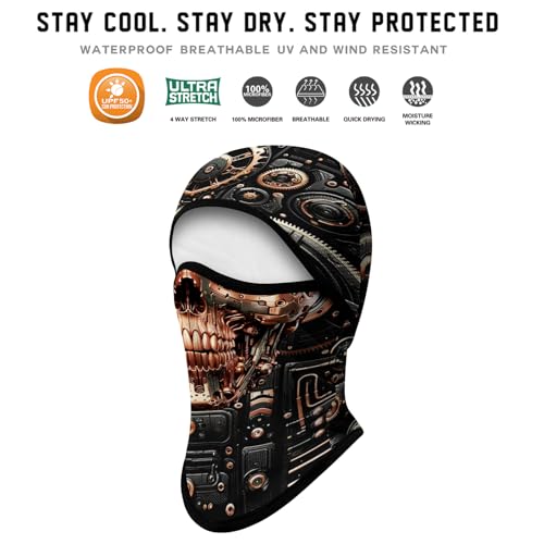 Image of Obacle Balaclava Face Mask Men Women for Sun Protection Motorcycle Fishing Raves