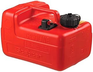 Scepter 08576 OEM Portable 3.2 Gallon Marine Fuel Tank For Outboard Engine Boats, 14-Inches x 10-1/2-Inches, x 9-Inches, Red