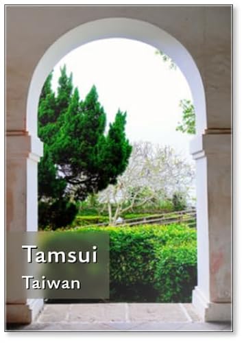 Kühlschrankmagnet Tamsui, Taipeh, Taiwan, Republik China, Tamsui Zollbeamte, Wohnsitz