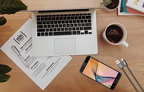 Cabo USB Tipo-C Cinza em Tecido Trançado de Nylon Reforçado 1m - TC10BY ELG