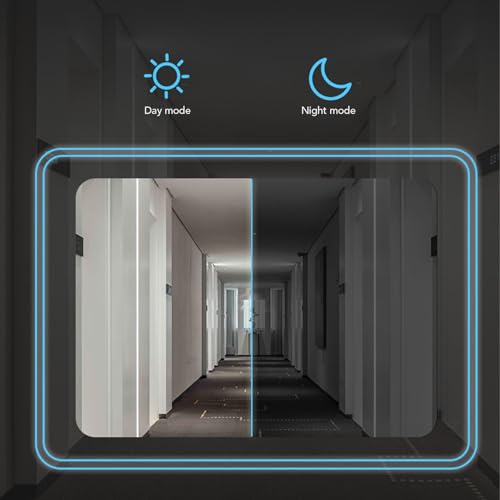 Annadue Smart WI - Fi Video Dimensor con Lente de Gran Angular HD, Cámara de Timbre Inalámbrica con Audio de Dos Vías, Notificaciones de Aplicaciones Móviles, Diseño Elegante para la - imagen 9