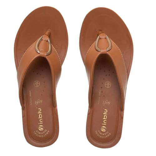 Image of inblu Stylish Fashion Slipper for Women | Comfortable | Lightweight | Anti Skid | Casual Office Footwear (BM60)