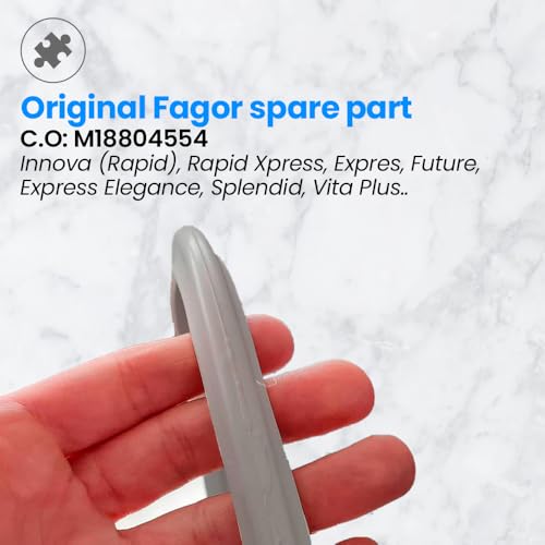 Miniatura 6 de Fagor Repuesto Goma Olla Express M18804554 Compatible Con Olla Express Fagor Con Diámetro Interior De 22 Centímetros Silicona, Ø22cm Interior, Gris