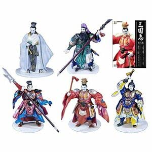 三国志 コレクション 第弐集 彩色五種類セット 丞相諸葛孔明・周瑜公瑾・関羽雲長・曹操孟徳・呂布奉先 the three Kingのサムネイル