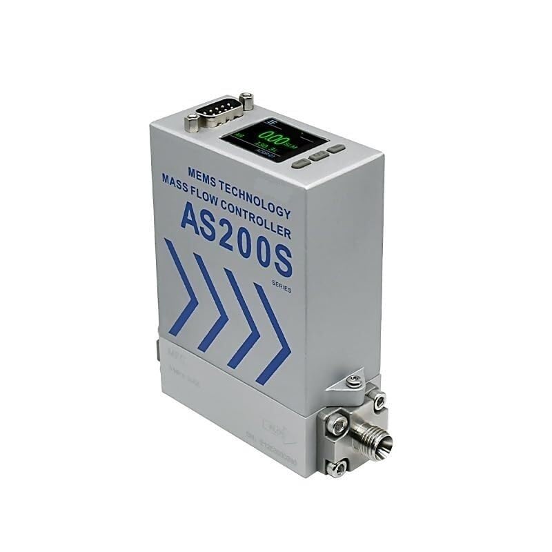 Controlador de flujo másico digital de alta precisión, for gases AS200SC(3-300ml/min Ar 4-20mA)