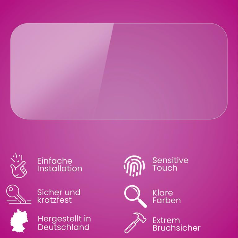 atFoliX Plastic Glass Protective Film compatible with Sony Alpha a68 Glass Protector, 9H Hybrid-Glass FX Screen Protector (Set of 1)