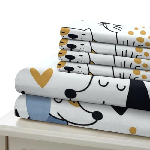 Housse de couette chien 260x220 résistante aux lavages et tissu léger - 7