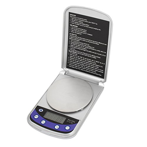 Báscula digital de bolsillo Ruilogod 0.1g x 500g miniatura 1