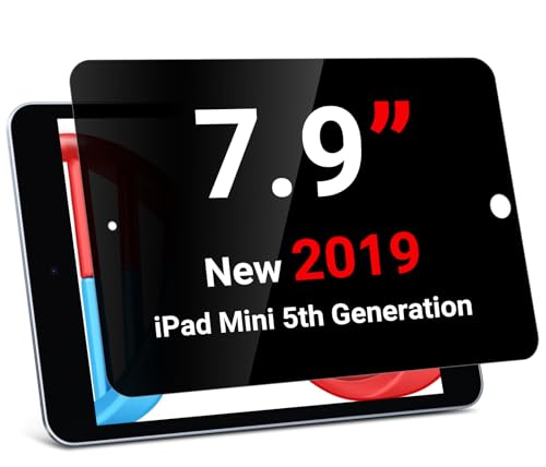 ZOEGAA iPad Mini 5 Privacy Screen, Privacy Screen Protector Compatible with iPad Mini 5 (2019) and iPad Mini 4, Anti Blue Light Matte (PET)