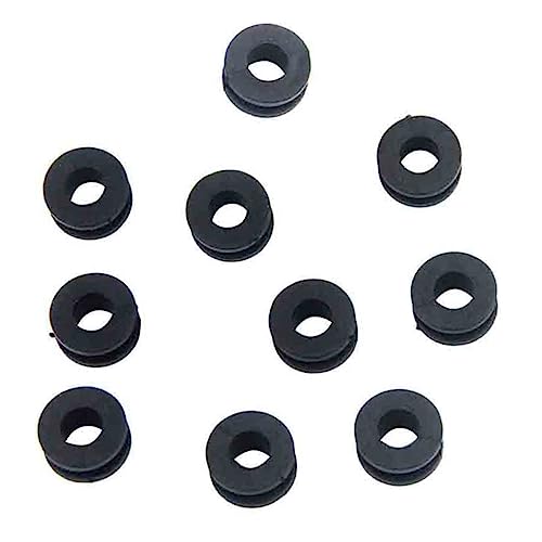 Wakauto 10 Peças Conjuntos De Anel De Borracha De Absorção De Motocicleta Anel De Borracha Automotiv