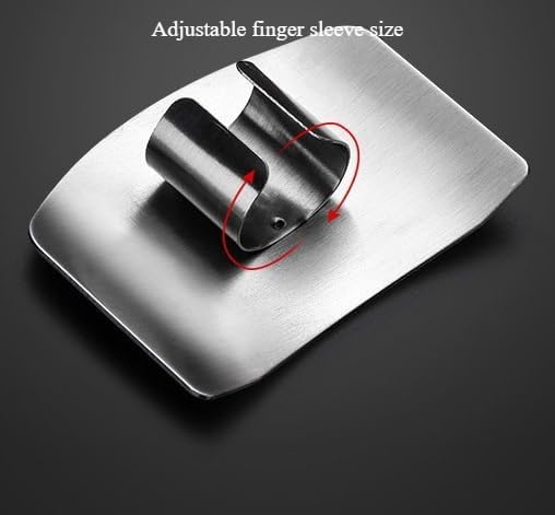 Protector de dedos para evitar cortes de cocina con acero inoxidable 6