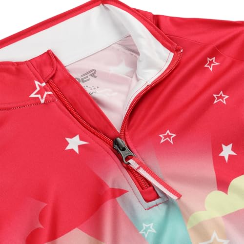 Spyder Girls' Surface Half Zip T-Neck Ski Base Layer Jacket3