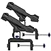 Fishing Rod Holders for Boats 2 Pack with Large Clamp Opening 360 Degree Adjustable Fish Pole Racks Folding Holder
