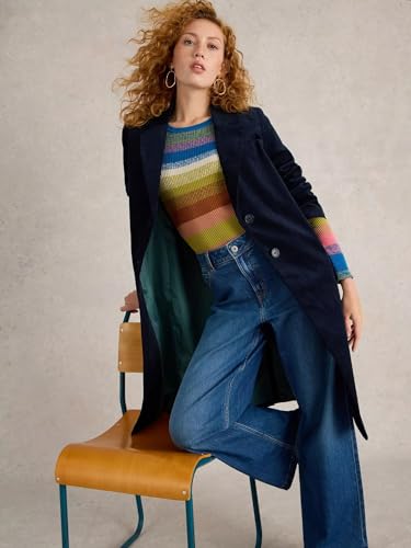 Image of Elendra jeans Women's Premium Velvet Long Coat | High Neck Buttoned Winter Jacket | Elegant Party & Casual Wear Overcoat