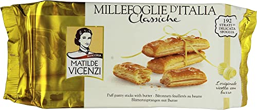 Matilde Vicenzi - Hojaldres italianos con mantequilla - 175 g - Pack de 3 unidades