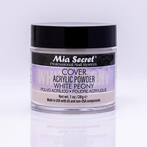 Cover White Peony Acrylic Powder Mia Secret (1 oz.)