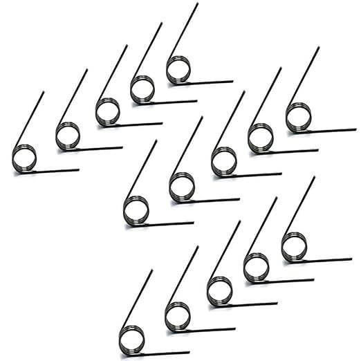 15pcs Torsion Springs 60 Degrees V-Shaped Torsional Spring, Wire Diameter 1.2mm Small Torsion Springs Kit for Home Repair & DIY Project (Style : 60 Degrees, Size : 1.2mm x 10mm x 3laps)