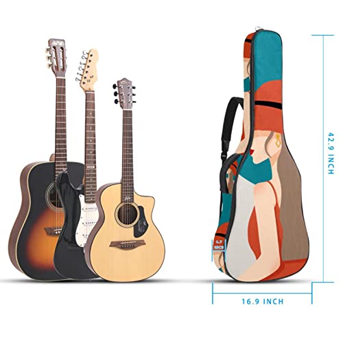 Housse de transport étanche pour guitare avec bandoulière réglable Motif lune nuit palmiers plage bateaux, Multicolore… - Les Beatles, Paul McCartney, John Lennon, RIngo Starr, George Harrison Housse de transport étanche pour guitare avec bandoulière réglable Motif lune nuit palmiers plage bateaux, Multicolore… – Image 6