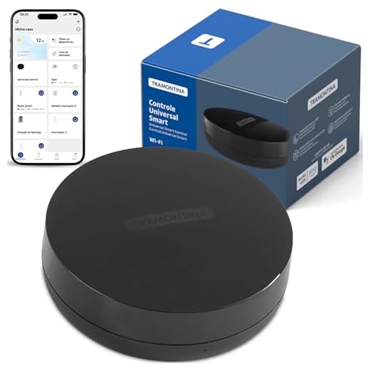 Tramontina Controle Universal - Controle Pelo Celular ou Comando de Voz, Infravermelho, Rede 2.4 GHz, Bivolt – Compatível com Alexa - Módulo Smart