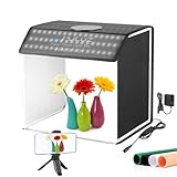 PULUZ 撮影ボックス、長方形撮影用ライトボックスキット600D Nylon布材料/専門照明 CRI≥95/3200k-6500k 3色温度無段階調光/4色 PVC背景紙/卓上折り畳み式撮影ライトボックス/商品撮影小道具/小物撮影ボックス撮影ブース物撮りボックス42×42×32cm
