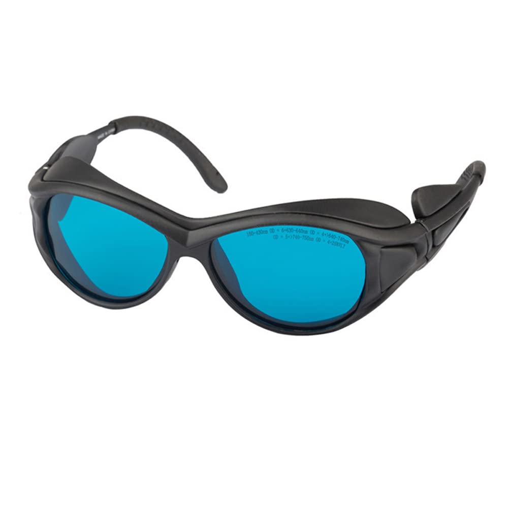 595 nm, 633 nm, 635 nm, 650 nm, 670 nm, Außendurchmesser: 6+, rote Laserbrille, Lichtdurchlässigkeit: 60 %