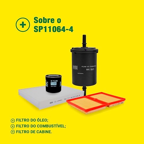 Kit de Filtros SP11064-4 para Volkswagen Polo e Virtus, Mann-Filter