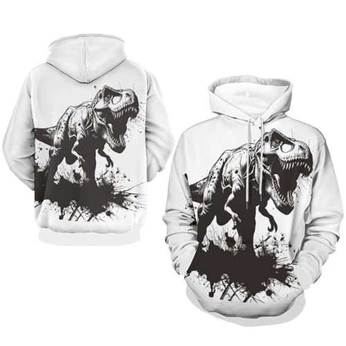 Sweatshirt dinosaure noir le pullover à manches longues idéal pour chiller - 7