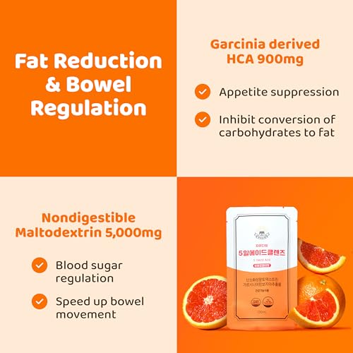 FreedomCafe 5 Day Detox Cleanse Ade Blood Orange Flavor - 5 Pack (16.90oz) - Supports Healthy Digestive and Regular Bowel Movements, Detox Cleanse for Weight Management and Belly Fat - Bowel Cleanse - Image 4