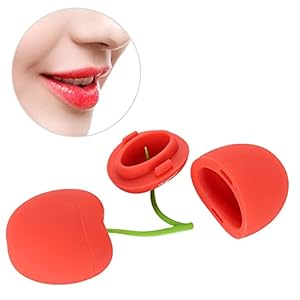 Lip Plumper Enhancer, ANGGREK Women Portable Cherry-Shaped Full Lip Plumper Enhancer Lip Enhancement Device Beauty Tool Self Suction Plumping Lips