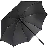 iX-brella XXL Stockschirm Fiberglas Golf Automatik Schwarz