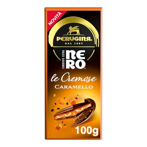 PERUGINA NERO Caramello Tavoletta Cioccolato Fondente Ripiena 100g