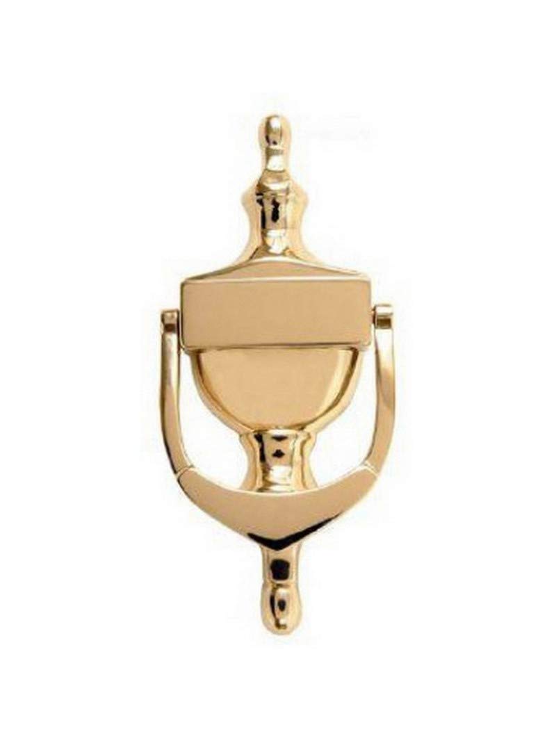 UAP 6 Inch Victorian Urn Door Knocker Concealed Fix in Gold (Face Fixed)
