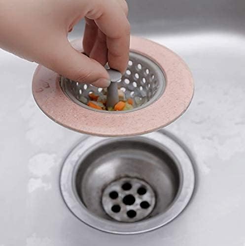 Silicone Sink Strainer Kitchen Drain Basin Basket Filter Stopper Sink Drainer Basin Water Rubber Sink Filter Cover (Multicolor Pack of 2)