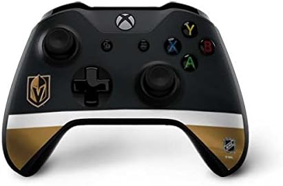 Skinit Decal Gaming Skin Compatible with Xbox One X Controller - Officially Licensed NHL Vegas Golden Knights Jersey Design