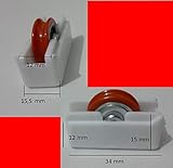 Muy resistente Micel O Similar 1 Rueda O Rodamiento para Ventana P1 Blanca