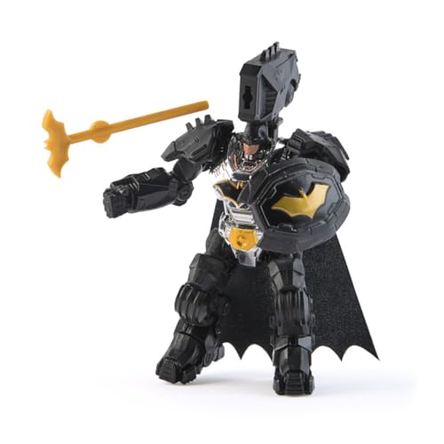 Spin Master DC Comics Metal Force Collection Batman Action Figure Superhero Collectible 11cm with Accessories, Toys for Boys and Girls Ages 4+
