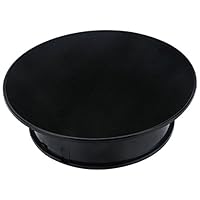 I-MART Black Velvet Top Rotating Display Stand, Spinning Display Stand, Rotating Display for Jewelry Model Hobby Collectible Product and Other Small Stuff