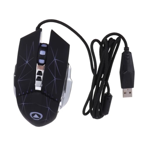 Ratón gaming ergonómico con iluminación ajustable y diseño cómodo