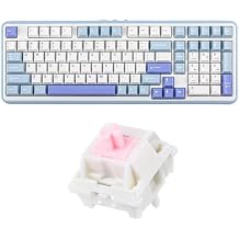 EPOMAKER TH99 Tri-Mode Wireless Mechanical Keyboard with Numpad+Roseveil Silent Keyboard Switch