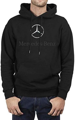 CUSOUL Mens Black Sweatshirt Fleece Long Sleeve Pullover