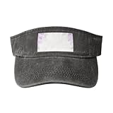 Tissu de qualité supérieure : ce chapeau de cowboy creux délavé imprimé fleurs lilas est fabriqué en tissu de coton, le chapeau est léger, respirant et tendance, c'est un accessoire pratique et élégant pour votre travail ou vos sports de plein air.