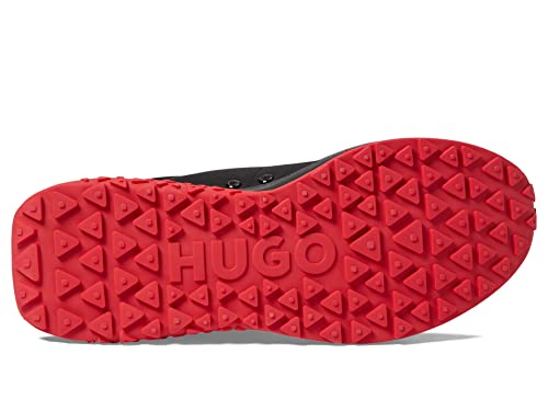 Image of HUGO Mens Running Style Mix Material Sneakers