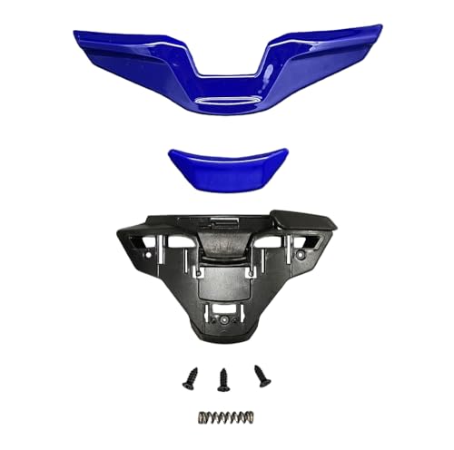 YMTSGEQ X15 Helmet Mouth Ventï¼ŒLower Air Intake Set Compatible with Shoei X-15 Helmet (Deep Blue, Lower Air Intake)