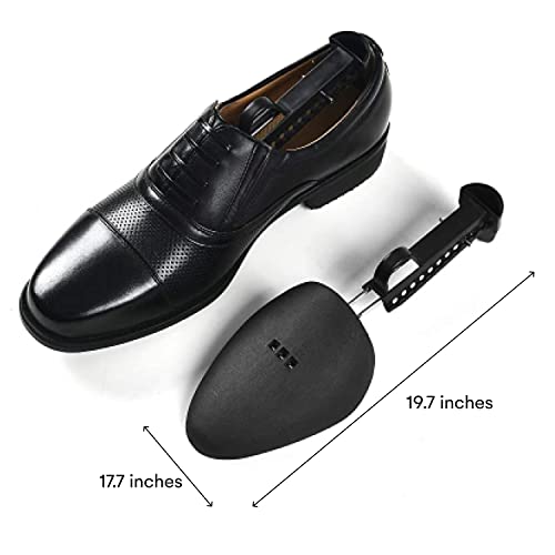 oa Store Premium Shoe Trees - 10 Pair Set - Adjustable, Sturdy Plastic & Steel Design - Maintains Shape & Prolongs Shoe Life - Fits Men\'s Sizes 5.5-11.5 - Essential for Optimal Shoe Care & Storage
