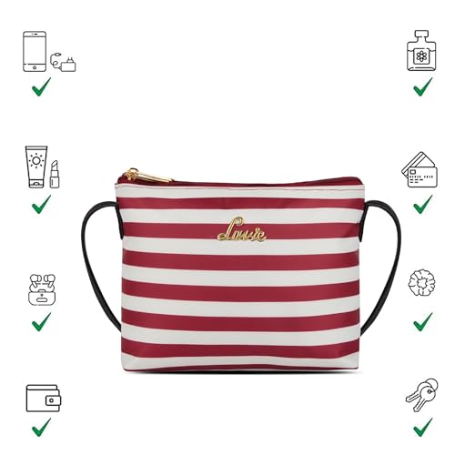 Image of Lavie Women's Tessie Stripe Crossbody Sling Bag | Ladies Purse Handbag | Gift for Women