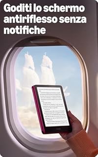 Amazon Kindle Paperwhite (Ultimo modello) - Il nostro Kindle più veloce di sempre, nuovo schermo antiriflesso, la batteria dura settimane - 16 GB - Con pubblicità - Nero