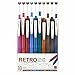 ArvezVoy 10Pcs Gel Pens Colored, 0.5mm Retractable Quick Dry Fine Point Pens, Smooth Writing Multicolor Pens for Journaling, Coloring, Drawing, Doodling, Note Taking