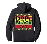 Dope Black Boss Sin disculpas Afroamericana Melanina Sudadera con Capucha